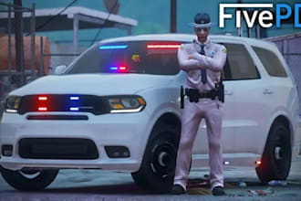 develop fivepd cops server based on qbcore nopixel inspired and fivepd server