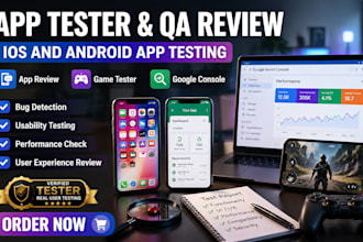 test ios android app tester app game testing google search console QA review