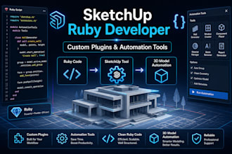 create develop tools for sketchup using ruby