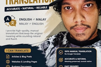 translate from malay to eng and vice versa for any documents