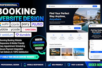 build softr dorik pory plutio ycode unicorn weblium durable booking website