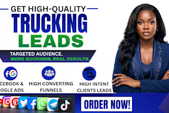 do exclusive trucking leads logistics leads dispatch leads facebook ads