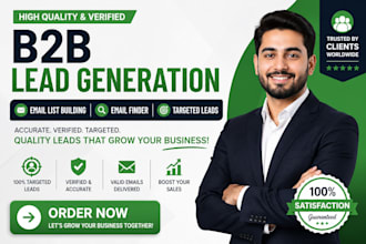 do b2b lead generation email list building email finder targeted leads