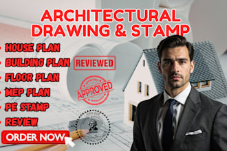review and stamp as a licensed civil and structural engineer