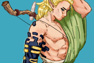 create personalized digital art of you or your oc