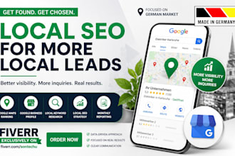 do german local SEO, gbp optimization and google maps ranking