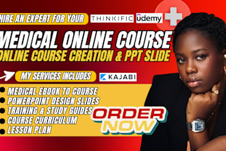 create medical course, healthcare online course, presentation, training manuals