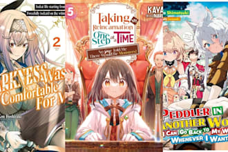 create anime light novel, webnovel, webtoon, shonen illustration as anime artist