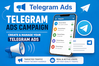 create and manage your telegram ads or telegram ads campaign
