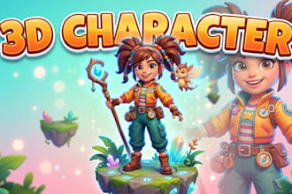 create a custom 3d character