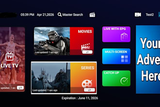 setup iptv panel, apps, and streaming system for your business