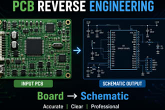 reverse engineer your pcb and design professional schematics
