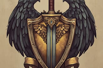 create a fantasy logo