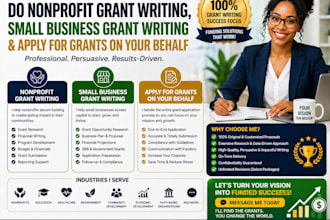 do nonprofit grant writing, small business grant writing