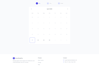 set up a professional online booking system with ai customer support