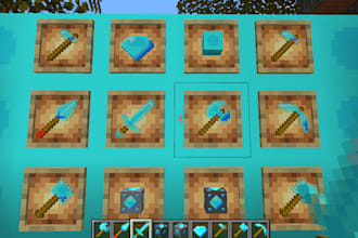 texture pack de minecraft de diamante