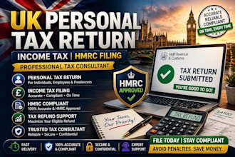 file uk personal tax return income tax and hmrc tax filling sa100, sa102,sa103s