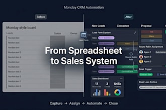 automate your monday CRM workflows with make integrations