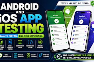 perform QA testing for your mobile app and report bugs