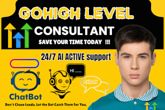 setup gohighlevel ai chatbot go high level voice ai agent chat bot workflow ghl