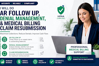 do ar follow up, denial management and claim resubmission