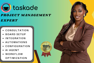 setup taskade ai agent workflow for project management