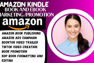 do amazon KDP book publishing booktok tiktok promotion acx audio book trailer