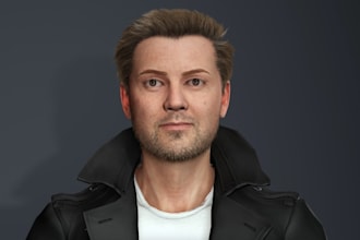 create custom iclone, cc4, cc5 3d character, mmd, vtuber, vrm weight painting