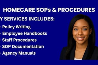 write homecare sops and staff procedures