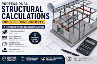 provide structural calculations for UK building