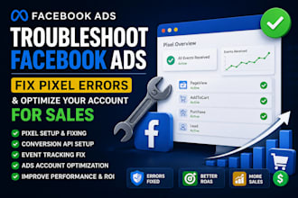 troubleshoot facebook ads fix pixel errors and optimize your account for sales