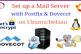 set up secure mail server with postfix zimbra or mail in a box on vps