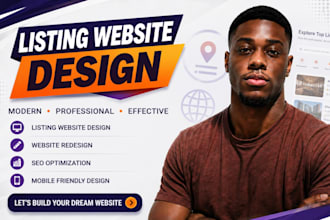 design and develop business directory website, listing website with geodirectory