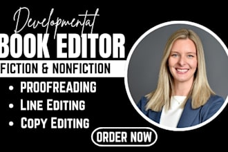 developmental editing and formatting for fantasy novel, romance non fiction book
