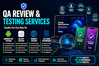 do qa review test android ios app review and website and app user experience