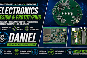 design custom pcb in kicad schematic layout gerber iot pcb design