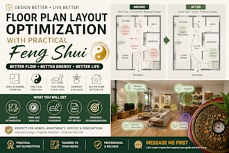 optimize your floor plan layout with practical feng shui