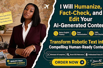 humanize, fact check, and edit your ai generated content