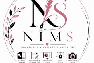 design a professional and creative logo for your bussiness