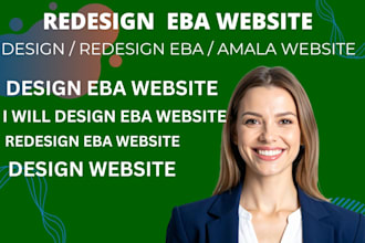 build eba website, amala website, fufu website