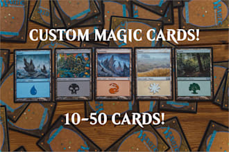 create multiple custom magic the gathering cards
