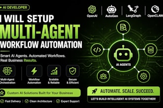 setup multi agent workflow automation open claw autogen langgraph ai developer