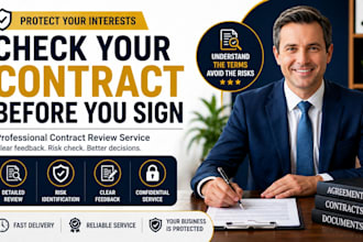 review, edit and fix your contract or legal agreement