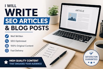 write arabic and english SEO articles