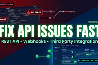 fix API integration rest API and third party service issues