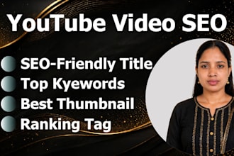 video rank by doing youtube video SEO
