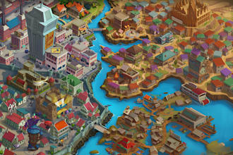 design detailed fantasy dnd vintage or city map illustrations for board games