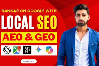 do monthly website local off page, GEO, aeo,SEO backlinks building for ai search