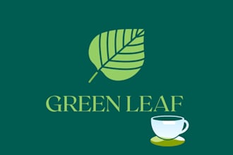 design modern logo name art and profile picture