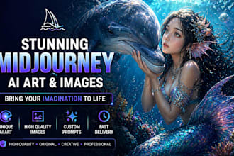 create stunning midjourney ai art, images and illustrations